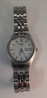 SEIKO MEN'S QUARTZ VINTAGE 7N43-9048 SILVER WATCH Day Date