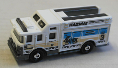 Matchbox Hazard Squad Feuerwehr weiß Hazmat Beach & Spill Unit MBX Marine Park