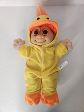 Russ Berrie Troll Doll 12" Plush duck Suit Outfit 2380 Cloth Body Vinyl Head