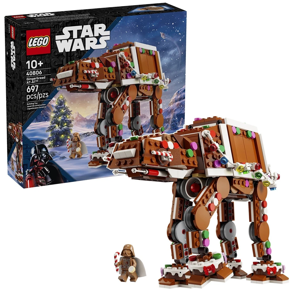 LEGO Star Wars Gingerbread AT-AT Walker Set 40806 Christmas Gift 2025 in stock - Image 4 of 4
