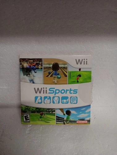 Wii Sports (Nintendo Wii, 2006) - In Sleeve With Manual - Tested & Working!
