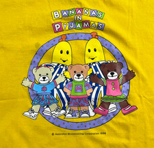 Vtg 1996 Bananas in Pyjamas T-shirt All Size S to 5XL BA562