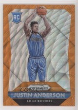 2015-16 Panini Prizm Rookies Orange Wave Prizm Justin Anderson #303 01nw