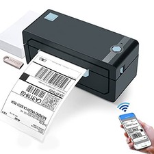 Bluetooth Thermal 4x6 Shipping Label Printer Compatible Android&iPhone window