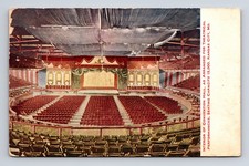 1908 Interior Convention Hall Theatrical Seating Kansas City MO Postcard