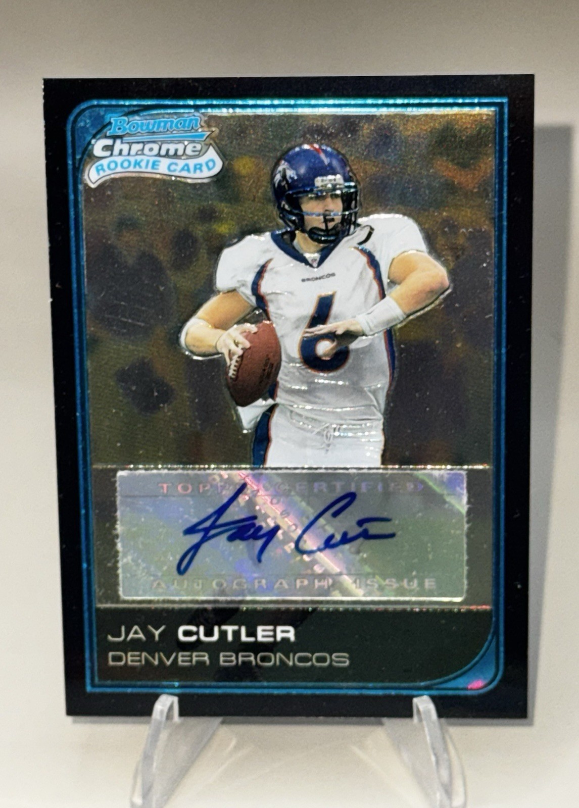 Jay Cutler Bowman Chrome #222 Rookie Autograph
