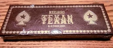 VTG Marlboro Texan No.45 Poker Playing Cards Case & Insert Cards FACTORY SEALED