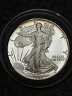 1986 S 1oz 999 American Silver Eagle Uncirculated BU Condition In Set Case