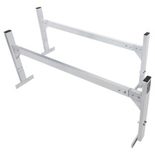 Van Roof Ladder Rack 2 Bars Aluminum Alloy Roof Ladder Racks 400 Lbs Capacity Van Roof Ladder Rack 2 Bars Aluminum Alloy Roof Ladder Racks 400 Lbs Capacity