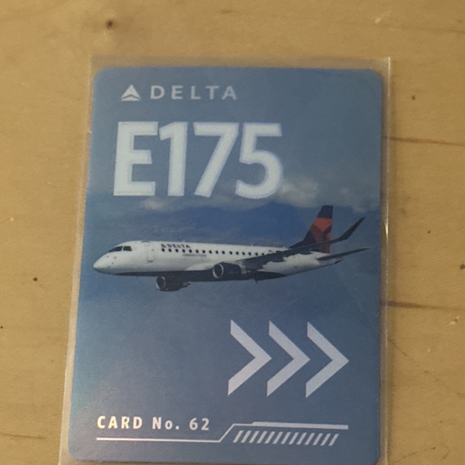 Delta E175 Non-Sport Trading Card Hologram Card No. 62 Card Stock Franchise