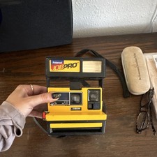 Polaroid Job Pro Vintage Instant Camera Yellow Black
