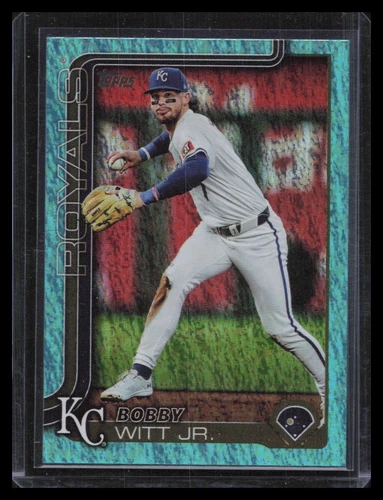 2025 Topps #100 Bobby Witt Jr. Aqua Holo Foil