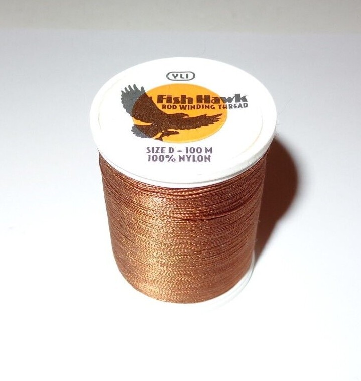 New Fish Hawk 1oz Spool of NYLON Custom Rod Building Thread (CHOOSE SZ  COLOR) - Main Image