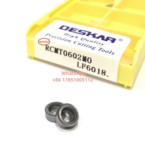 Deskar RCMT0602MO LF6018 Hartmetalleinsätze 10 Stück R3 Wendeplatte