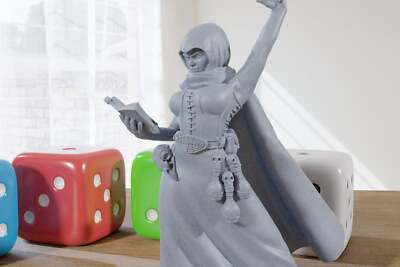 Latifa - 3D Printed Minifigure - Proxy Minis for Dnd ,Baldurs Gate,Tabletop Fan