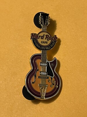 Hard Rock Cafe Osaka UCW Brown Two Tone Guitar Pin LE 300