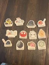 Rare Lot Of 12 Different Star Wars Angry Bird School Supply Erasers Unused 2012