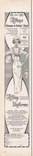 Tiffany Uniforms Print Ad Vintage Advertisement Clothing Women Fashion 1958