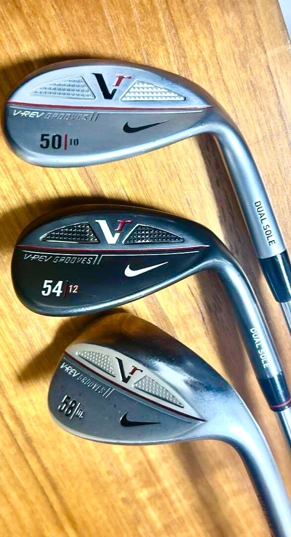 3x Nike Vr 50 /54 / 58 V-REV Dual Sole Wedges Japan 🇯🇵Compliant