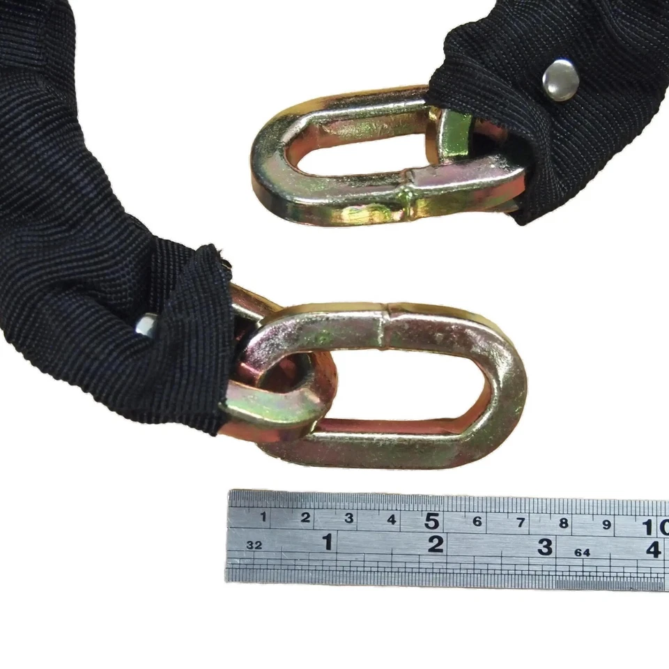 HD 2-Pack Keyed Alike Security Chain Lock Set 48" Motorcycle Bike Anti-Theft - Image 4 of 4