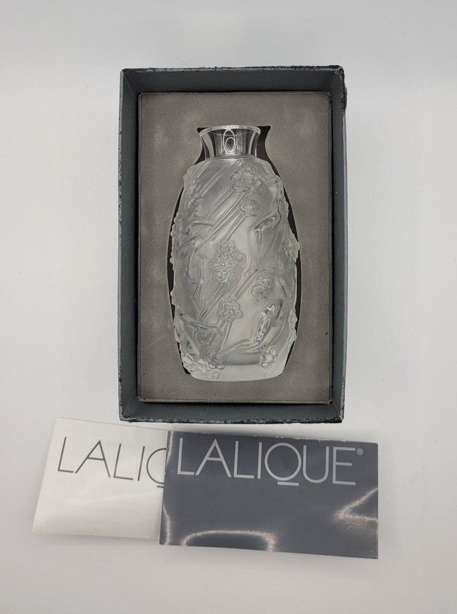 Lalique Crystal Femme-Fleurs Soliflore Vase | eBay