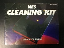 NES Cleaning Kit White NES Nintendo Instruction Manual Only
