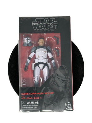 Hasbro Star Wars: The Clone Wars Black Series CLONE COMMANDER WOLFFE 6'' Figure