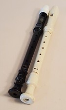PERIPOLE Angel Recorder Flute, black. Bonus 2nd recorder flute, white. Tested
