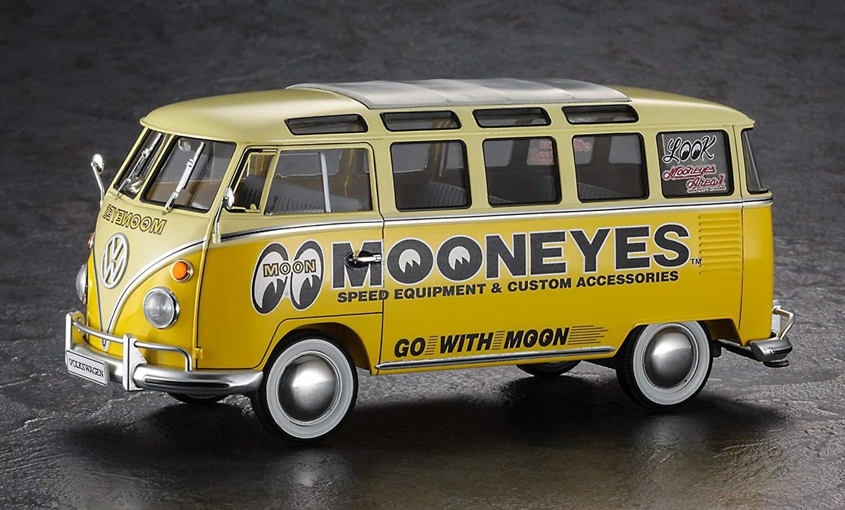 Hasegawa 1/24 kit Volkswagen Type 2 Delivery van Mooneyes