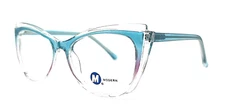 NEW MODERN OPTICAL DULCE BLUE CRY PINK AUTHENTIC EYEGLASSES FRAMES 53-18-140