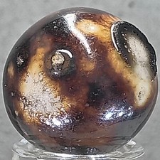 Vintage Bennington Clay Marble .57 Inches Near-Mint Condition Combined Shipping