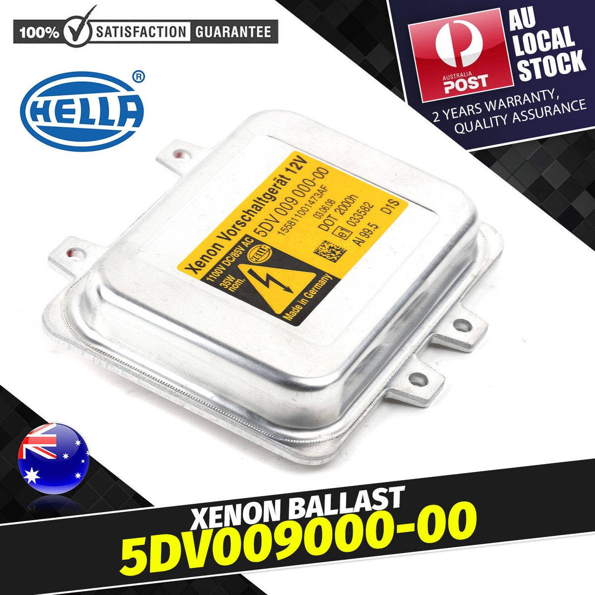 XENON HID HEADLIGHT BALLAST For Holden Statesman WM Caprice 5DV009000-00 XENON HID HEADLIGHT BALLAST For Holden Statesman WM Caprice 5DV009000-00