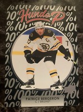 Patrice Bergeron 2021-22 upper deck hockey Hundo P