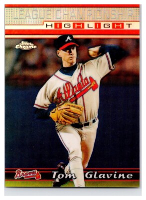 2000 Topps Chrome Refractors LCS #226 Tom Glavine LCS 040-N