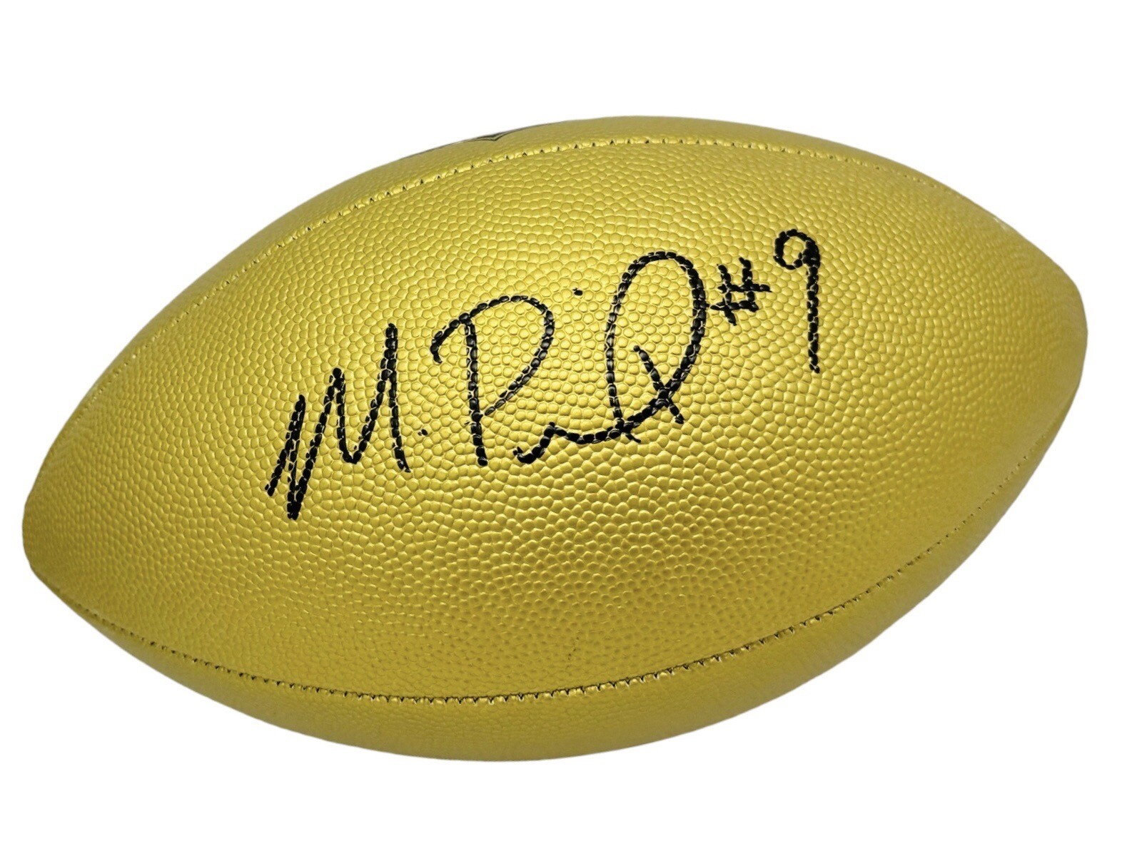 Michael Penix Jr Autographed Signed Washington Huskies Atlanta Falcons Football The Duke NFL Draft BAS COA 