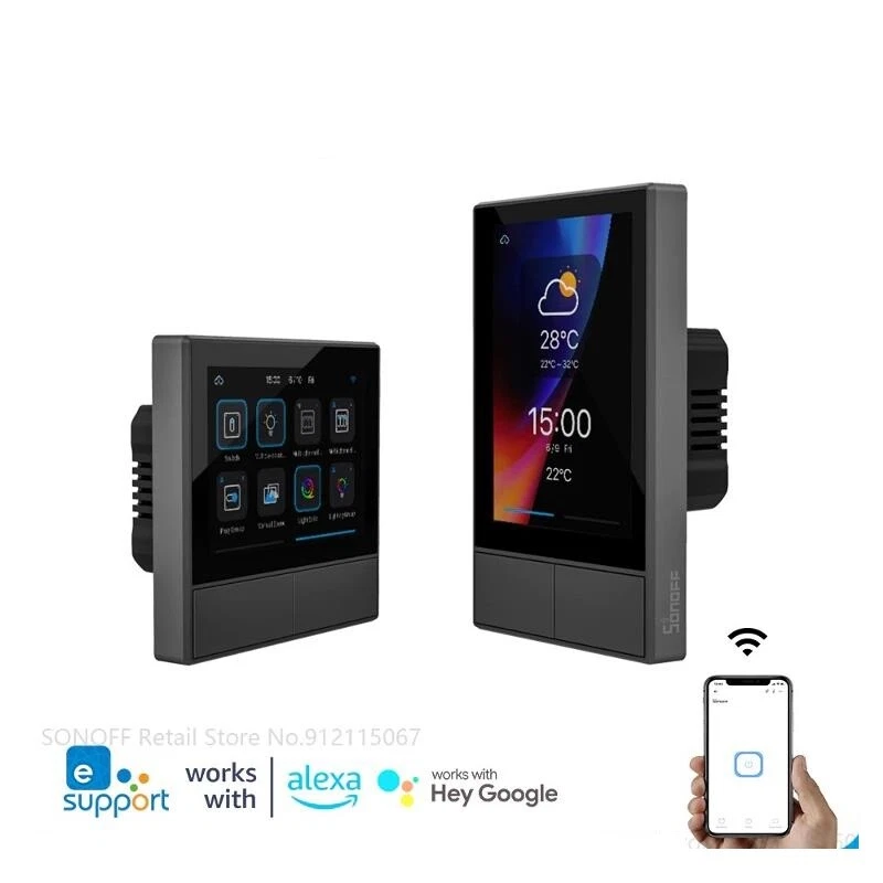 WiFi Smart Switch 240V Thermostat Temperature One Control Work Google Home  Alexa | eBay