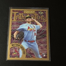 2023 Topps Finest Flashbacks  #89 Matthew Liberatore Rookie RC St Louis Cardinal