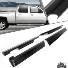 Rocker Panels Protector Guard Cover For 01-06 Chevy Silverado Sierra Crew Cab