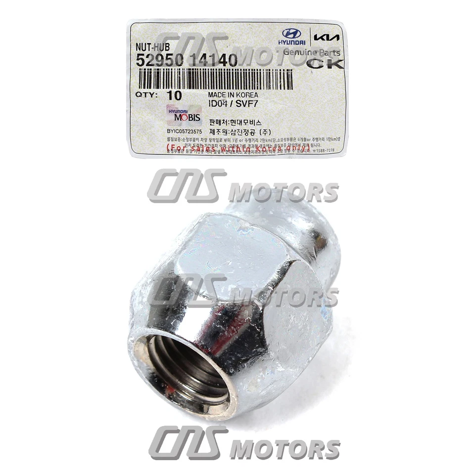 ✅GENUINE✅ Hyundai Kia 1990-2024 for Aluminum Wheel Lug Nuts 20PCS OEM 5295014140 - Изображение 2 из 4