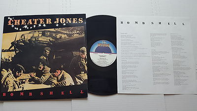 CHEATER JONES - Bombshell 1985 + LYRIC INSERT (LP) Jazz Rock Funk Blues ...