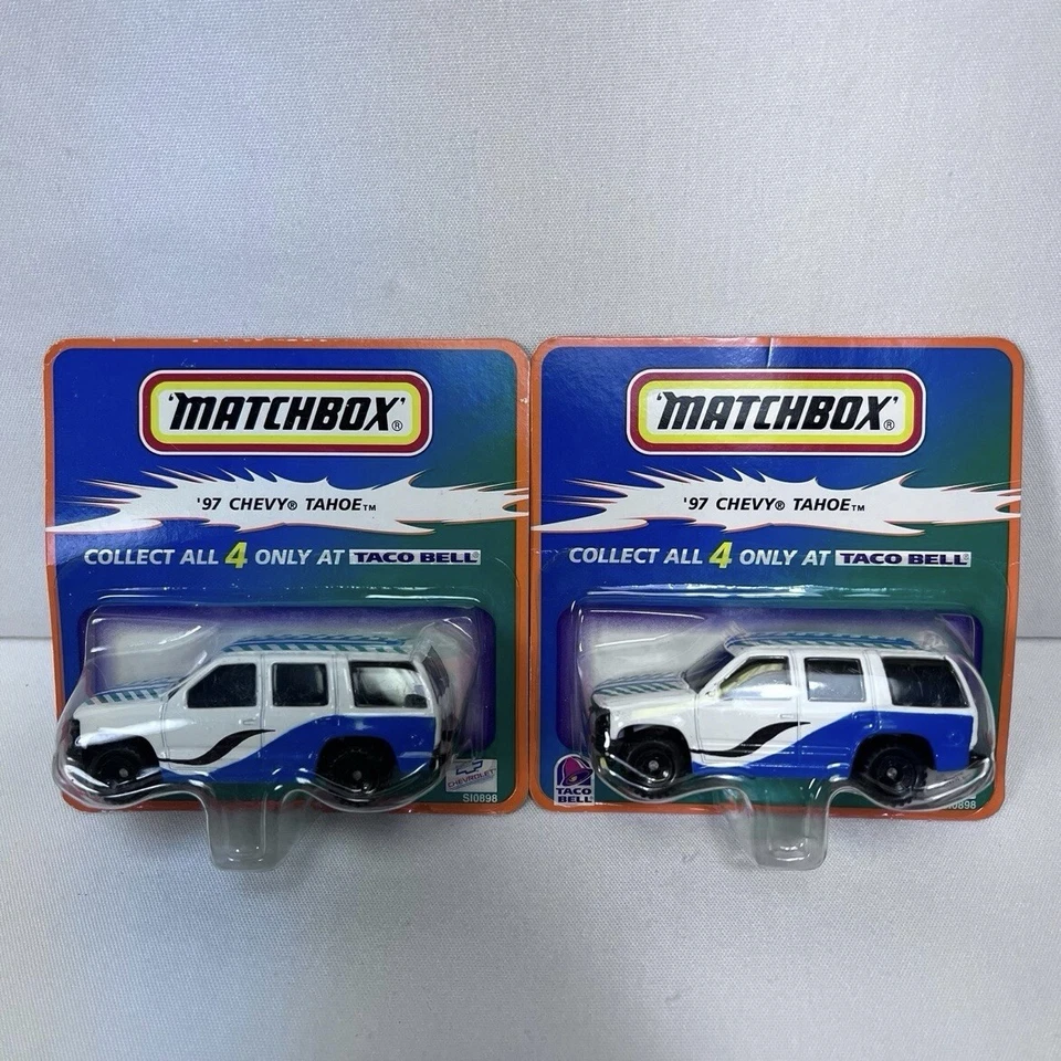 Vintage Matchbox Model Cars Lot of 8 Exclusive Taco Bell Series Cosmetic Damage - Image 4 of 4