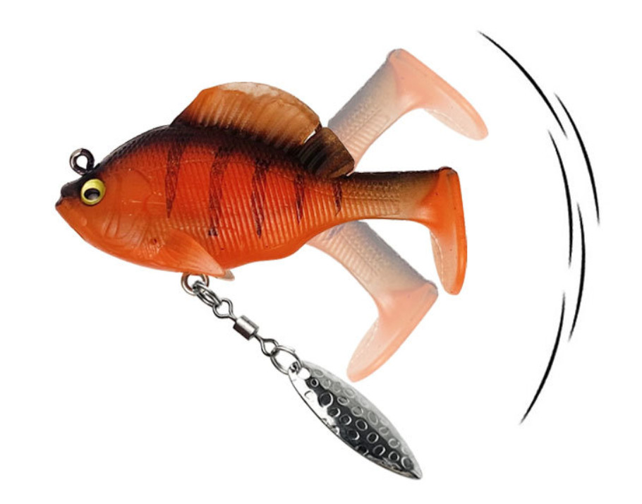 8PCS Fishing Lure Soft Jig Head Lure Swimbait Trolling Saltwater Artificial Hook - Image 2