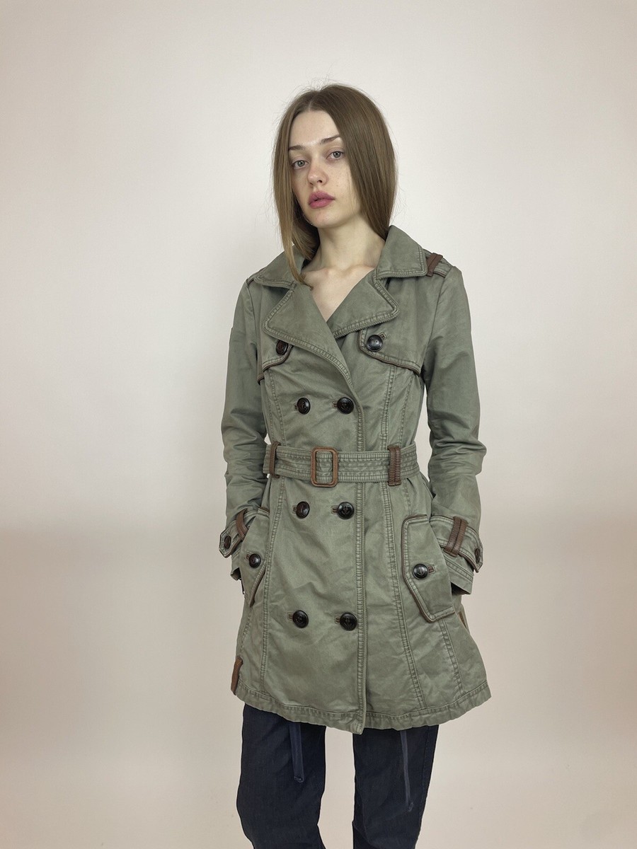Puffer Jacket Trenchcoat Naketano NAKETANO Trench Coat Womens Size S