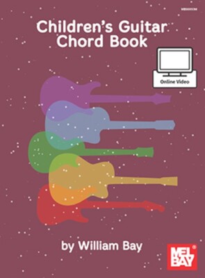 MEL BAY Children's Guitar Chord Book with ONLINE VIDEO MUSIC BOOK METHOD NEW!