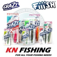 FIIISH CRAZY SAND EEL No.2 Silicon Lure Spinning Jigging 150mm 10gr - 30gr