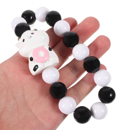 2 Pcs Cartoon Cow Lanyard Beaded Cell Phone Lanyards Wrist Strap - 第 6/12 張圖片