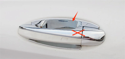 4xChrome Outer Door Handle Bowl Cover Trim For Mercedes-Benz GLC 260 300 2023-24