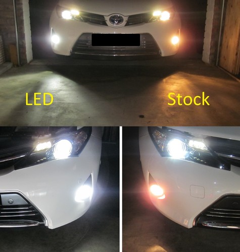 LED Kit Z 96W PS24W 5202 H16 8000K Icy Blue Two Bulbs Fog Light Replace Upgrade - Picture 6 of 12