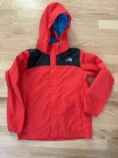 The North Face Jacket Hyvent Full Zip Hooded Rain Coat Boys Size M 10/12