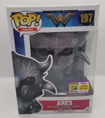 SDCC 2017 Funko Pop Ares 197 Exclusive Sticker W/ protector